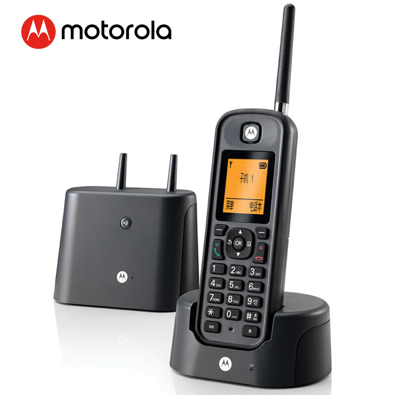 摩托罗拉(Motorola)O201C无绳电话机黑色(台)