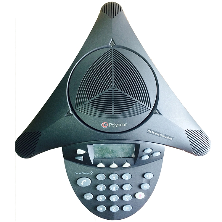 宝利通 soundstation2 标准型音频会议电话机  (单位：台) 黑色