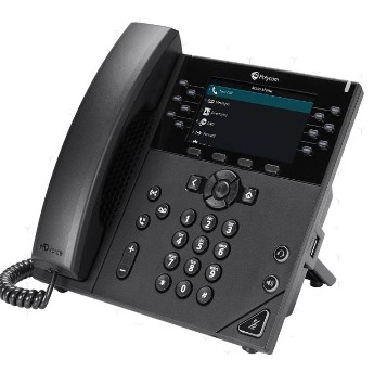 宝利通VVX450桌面电话机黑色(台)