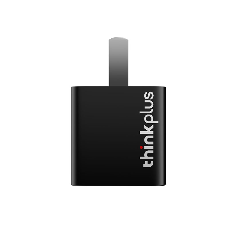 联想 thinkplus USB-C 氮化镓迷你充电器 4X21M45360 30W套装 黑（个）