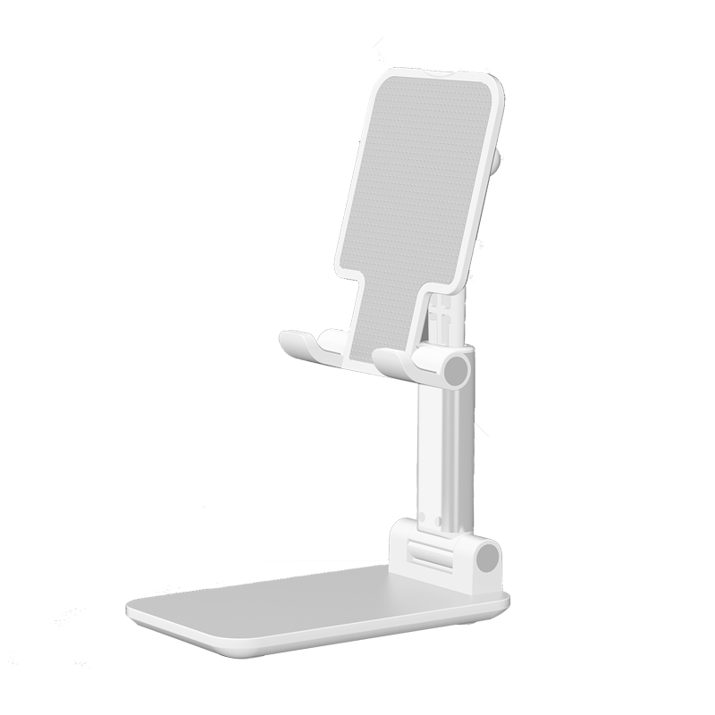 雷摄（LEISE）L1 白色手机支架桌面直播便携可折叠升降ipad平板懒人支架 可拉伸折叠手机支架(单位：个)