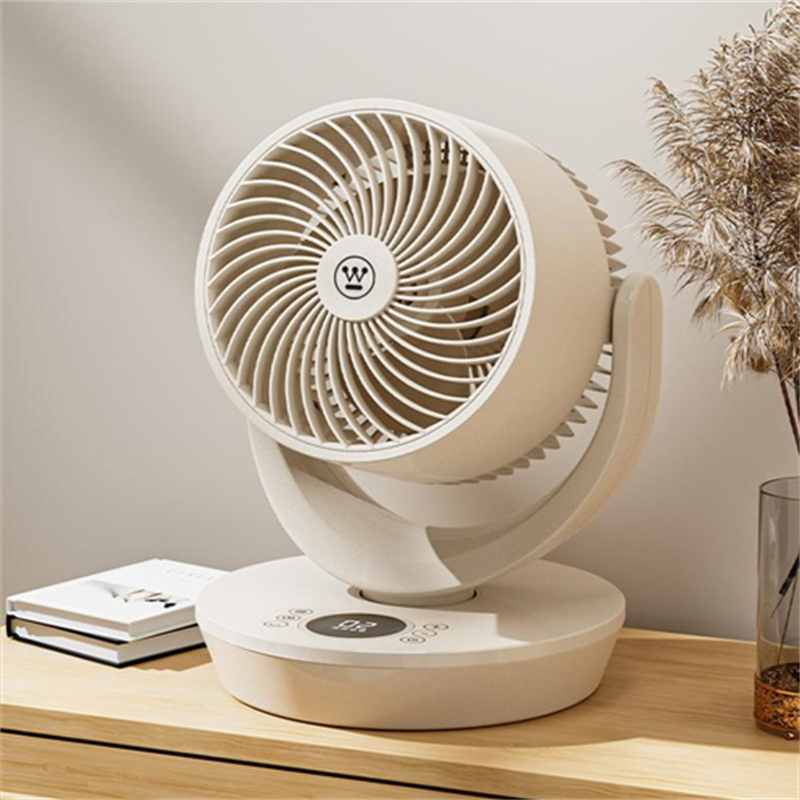 西屋Westinghouse电风扇家用小型桌面摇头定时台式空气循环扇宿舍遥控对流办公室迷你风扇遥控款WTH-XH206白色（个）