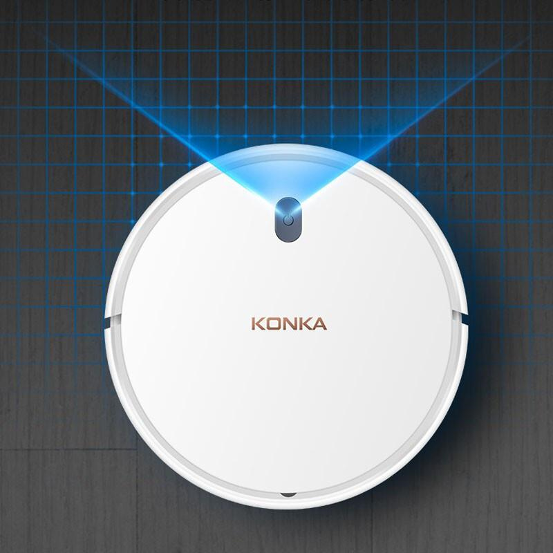 康佳（KONKA）KC-C21 升级款家用扫地机器人 全自动智能规划吸尘器智能回充扫拖一体机（台）