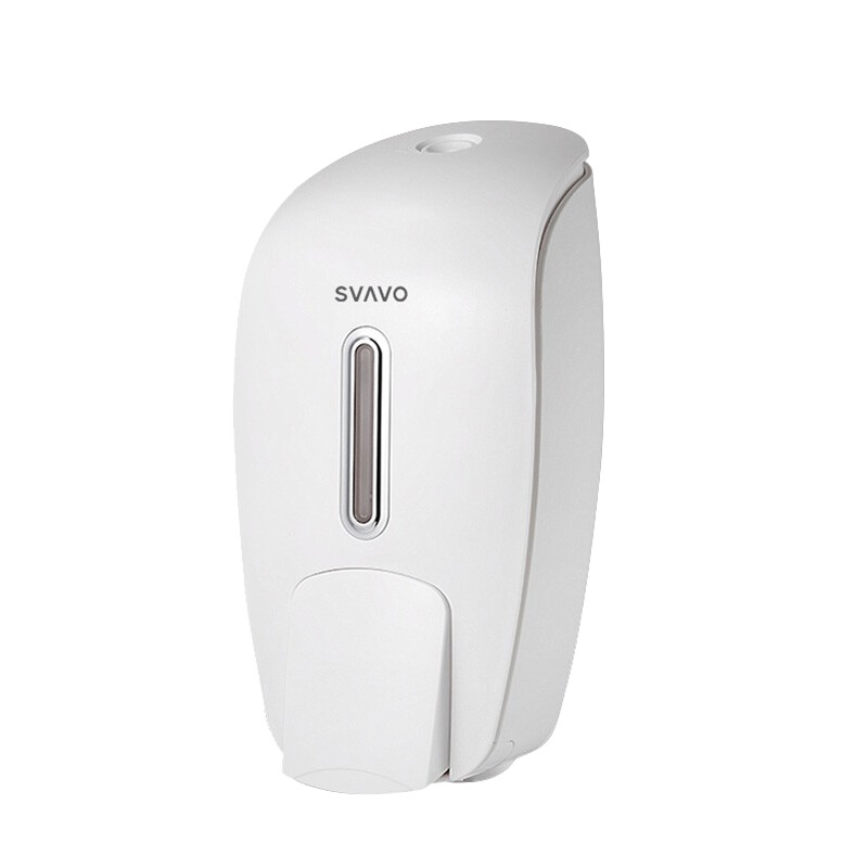 瑞沃(SVAVO) PL-151051 800ml 单格手动皂液器 (计价单位：个) 白色