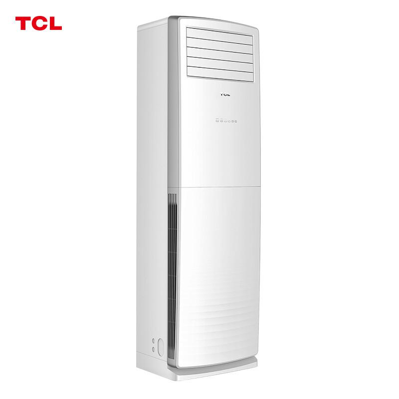TCL KF-75LW/A-XCBp(TX)+B1 新1级 3匹 变频单冷柜式空调（套）白色