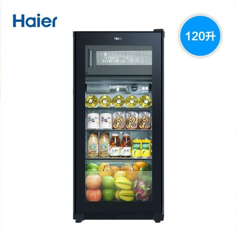 【停用】海尔（Haier）LC－120DF 120L 冷藏/冷冻 立式冰吧（台）黑色