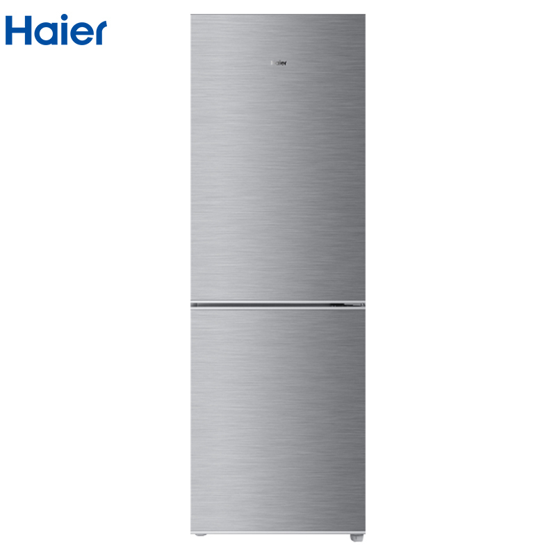 海尔（Haier）BCD-160TMPQ 直冷 160L 定频 双门冰箱（台）银色