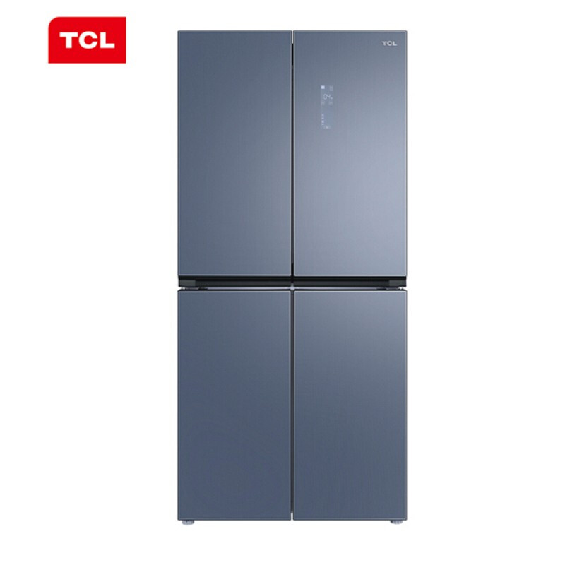 【停用】TCL 490P6－U 490L 风冷无霜 变频 大容量分区储存 对开门冰箱（台）星云蓝