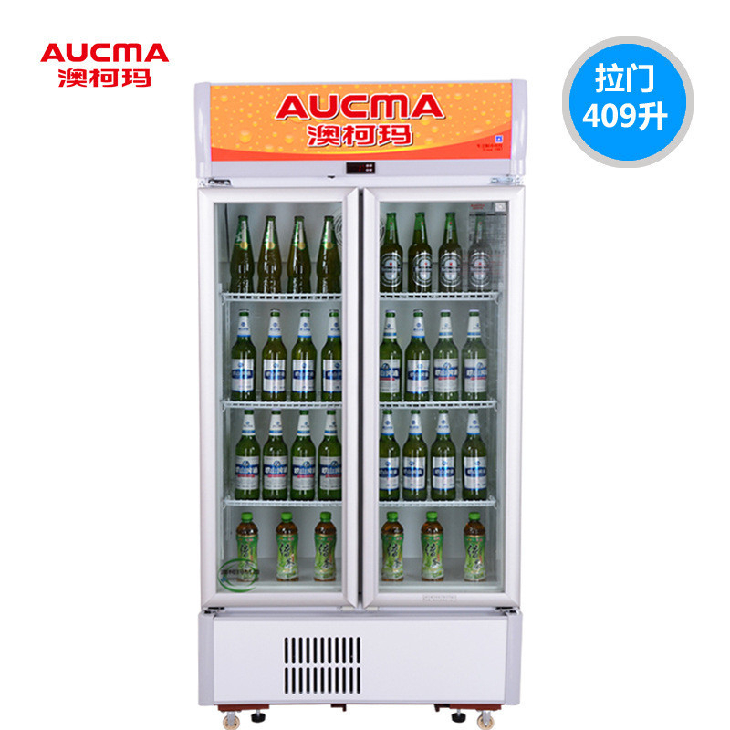 澳柯玛(AUCMA) SC-409NE 直冷 双门 立式冷柜 ( 台)  白色