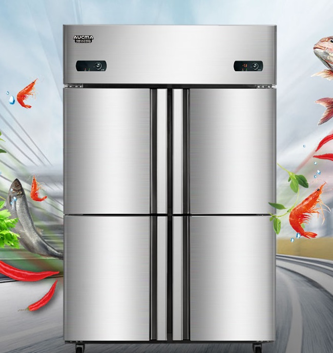 【停用】澳柯玛 四门商用厨房冰箱不锈钢双温VCF－860D4（台）