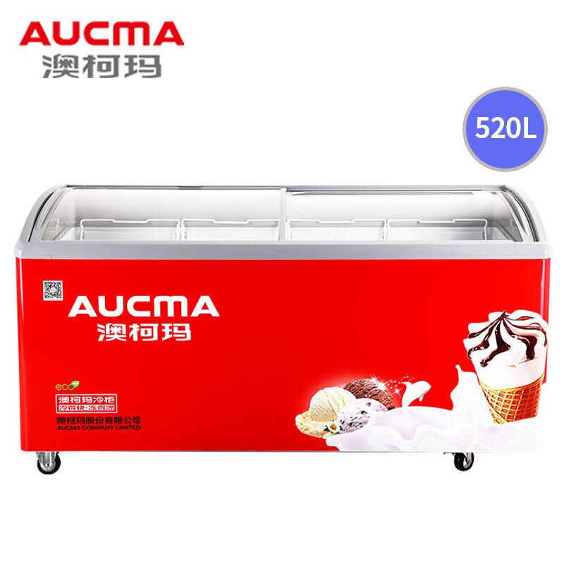 澳柯玛（AUCMA）SD-520 商用卧式冷柜 全冷冻展示柜（台）