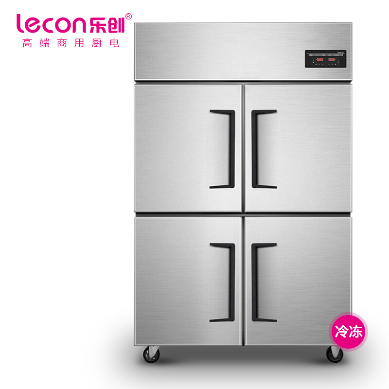 乐创（lecon）LC-J-SM02 全冷冻 商用四门冰柜 双压缩机冰箱（台）【工程款】