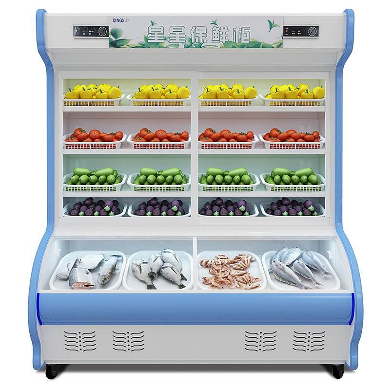 星星LCD-16E双温展示果蔬保鲜冷藏柜1.6米商用点菜柜（台）