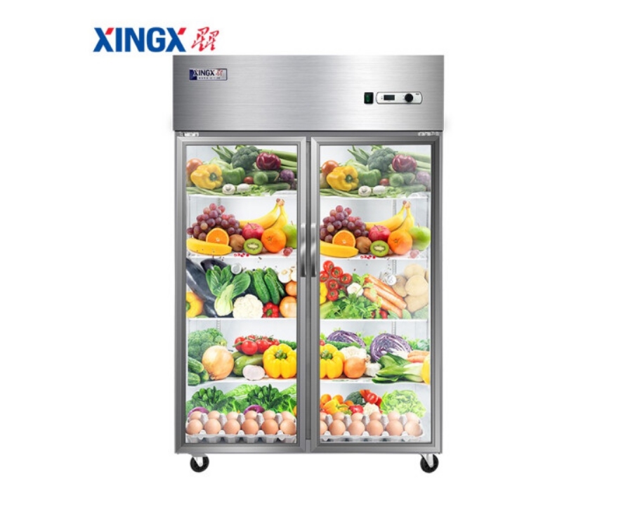星星（XINGX）双门玻璃立式展示柜 大容量保温柜BC-980 含运送 安装 调试（单位：台）
