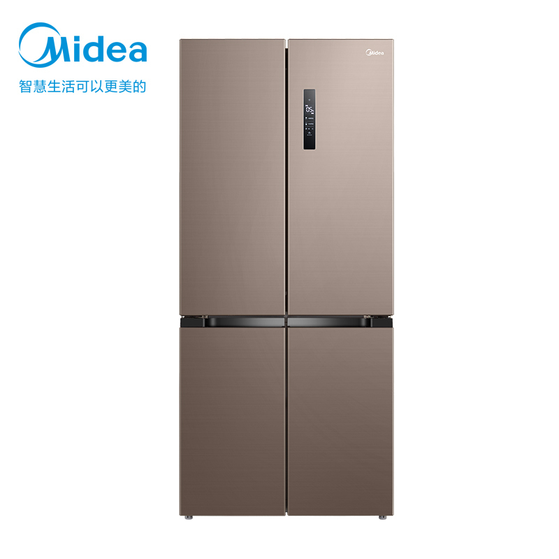 美的（Midea）BCD－495WSPZM(E) 495升 风冷变频 一级能效 温湿精控 十字对开门电冰箱（台）