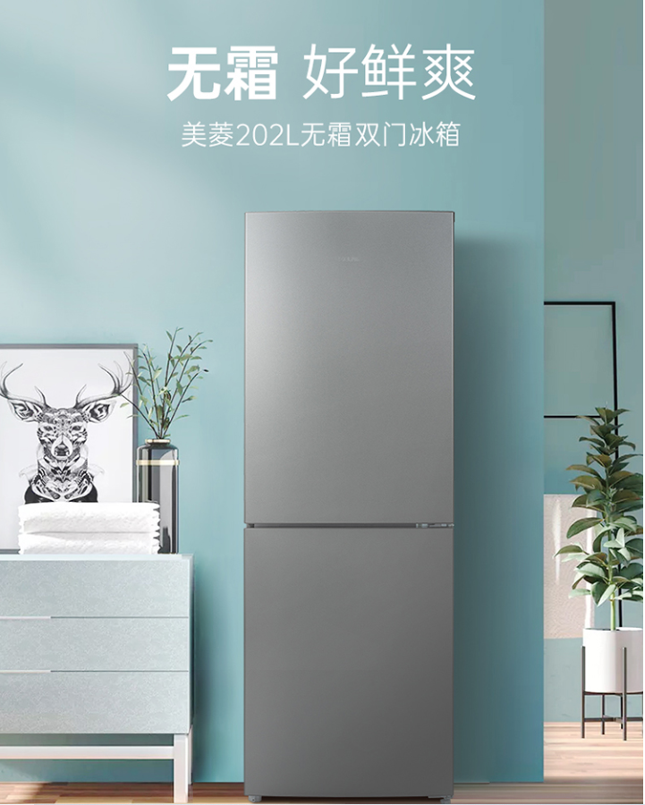 美菱（MeiLing）ML9038669双门冰箱（单位：个）BCD-202WECX