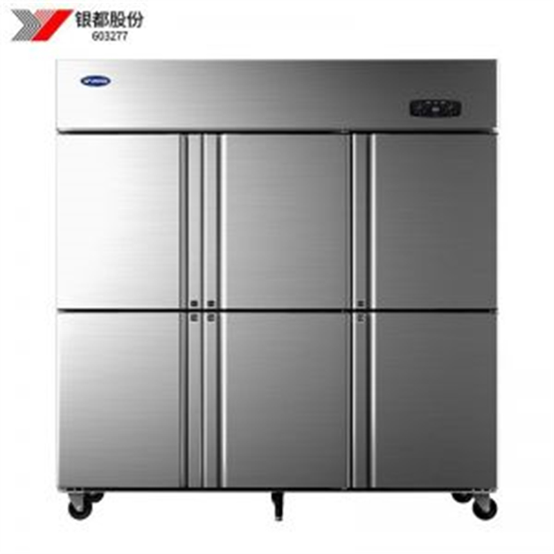 银都 冷冻冰柜 BBL0562 侧开式 1230L 六门双温豪华款 定频 制冷式 机械控温(台)