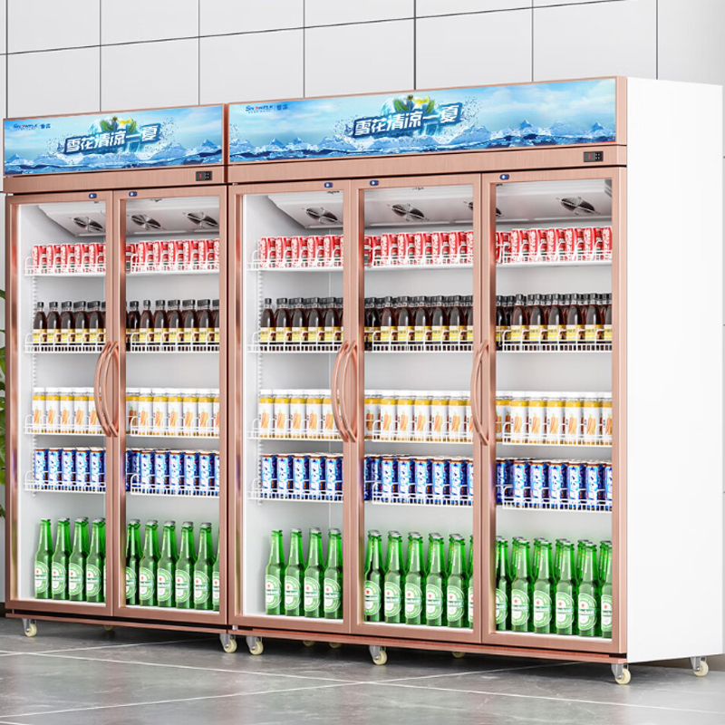 雪花 冷藏商用冰柜 保鲜柜 立式冷藏柜SL-488L白色（台）