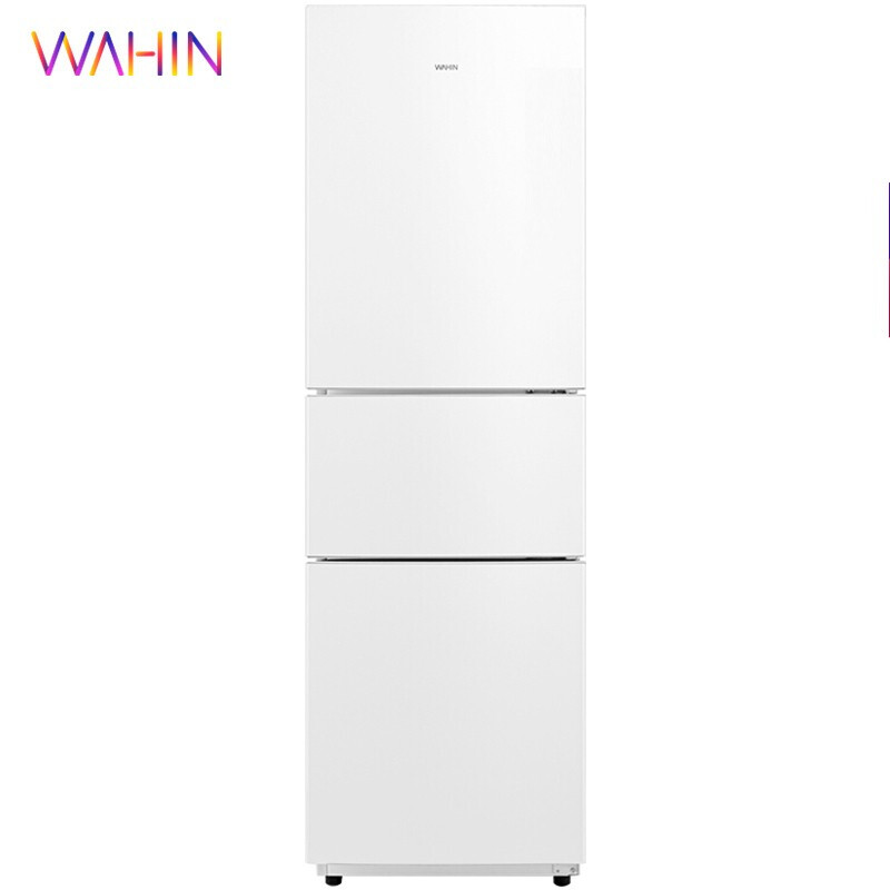 华凌BCD－215WTH 215升 三门风冷无霜家用电冰箱（台）白色