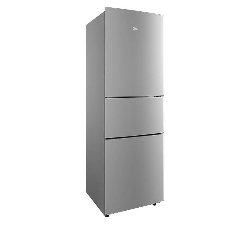 美的(Midea) BCD-210TM(ZG) 直冷 210L 定频 三级能效 三门冰箱（单位：台）浅灰色