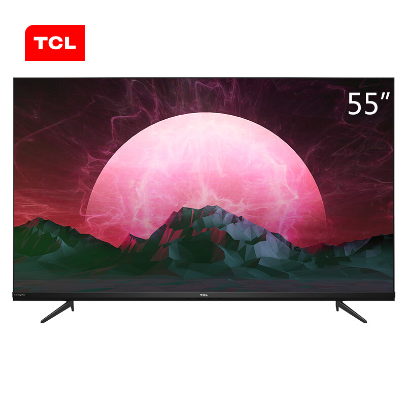 【停用】TCL 55V6 55英寸4K平板电视（台）黑色