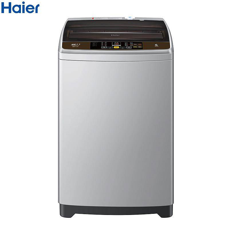 海尔（Haier）EB90BM39TH 9公斤 变频 一级能效 全自动波轮洗衣机（台）月光灰