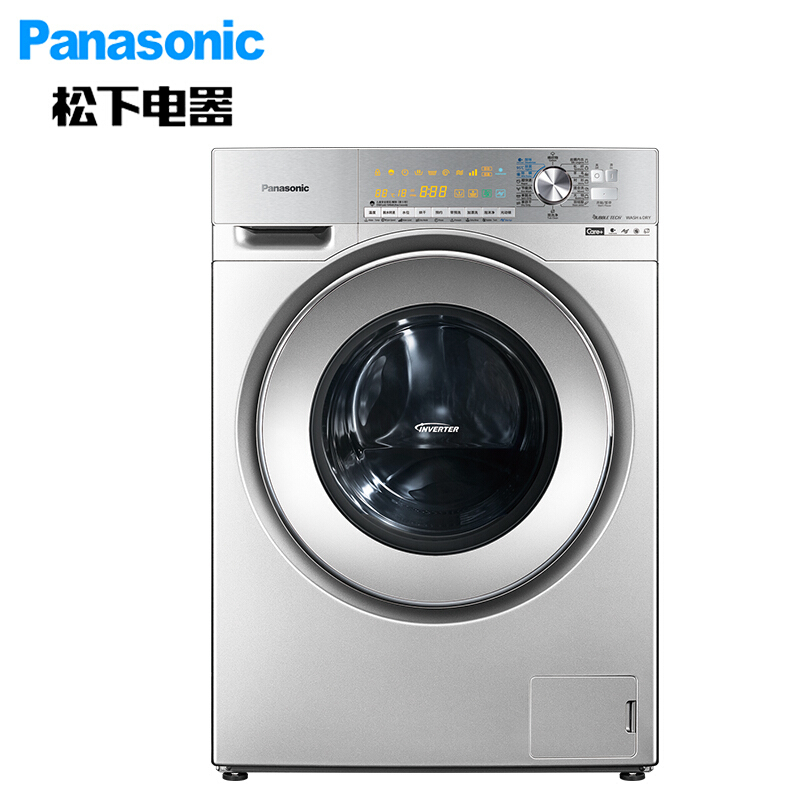 松下（Panasonic）XQG100-EG128 10公斤 变频 全自动滚筒式洗烘一体机（台）