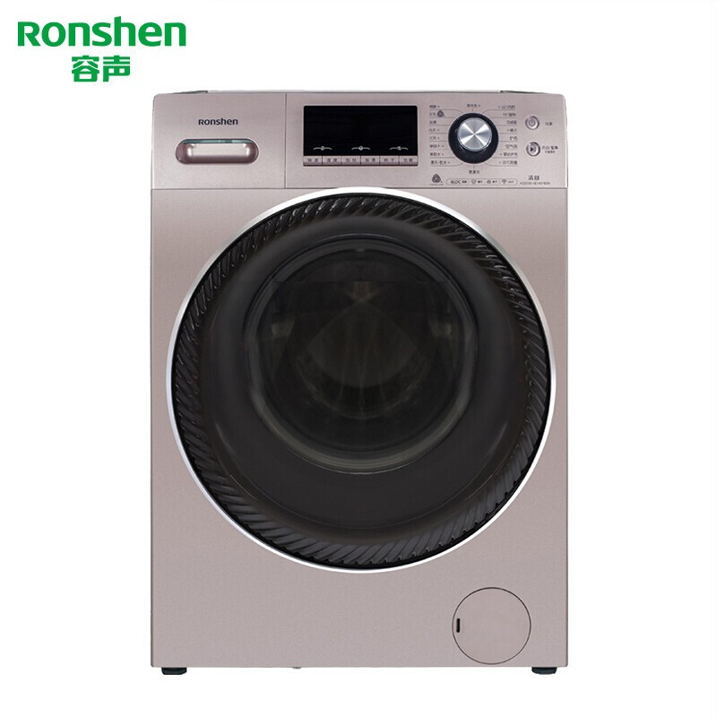 容声XQG100-ND145YBGN变频滚筒洗衣机洗烘一体银灰10公斤(台)