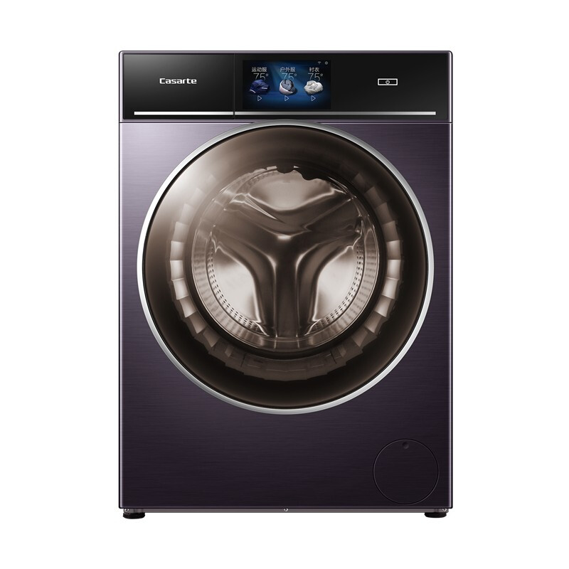 卡萨帝(Casarte) C1 HD12P3LU1 12公斤 滚筒洗衣机直驱超声空气洗 （台）极光紫