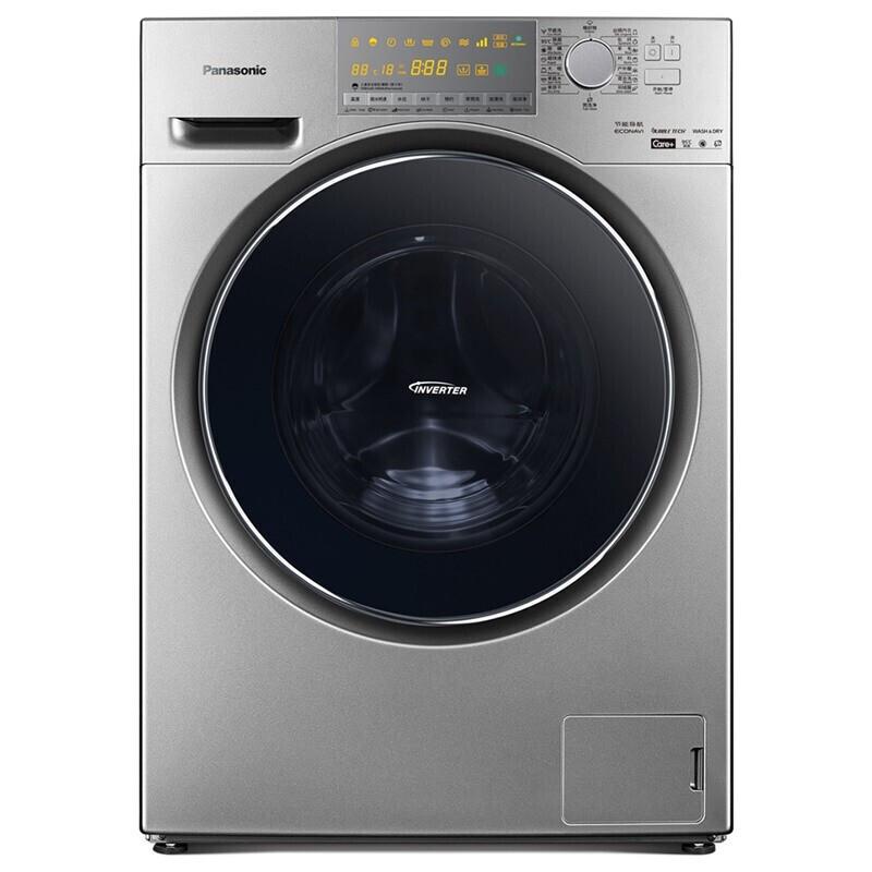 松下（Panasonic）XQG100-EG13T洗烘一体机(台)银色