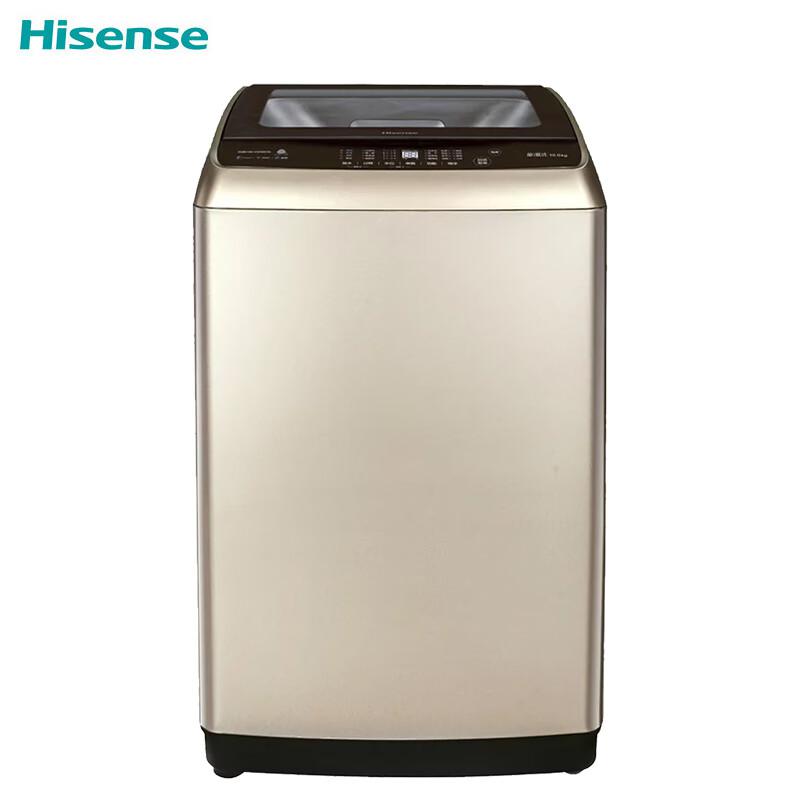 海信(Hisense) XQB100-V3705YD 10公斤 变频 筒自洁 智能全自动 波轮洗衣机 (计价单位：台) 金色