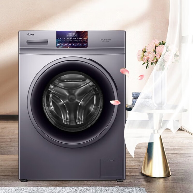 海尔(Haier)滚筒洗衣机 全自动家用大容量10公斤变频桶 EG10010B18S（单位：件）