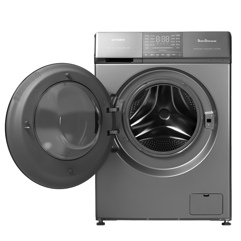 创维- F1050RD_钛金灰滚筒洗衣机10KG（台）