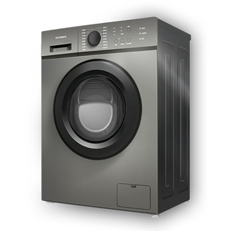 创维- F8018MU_钛灰银滚筒洗衣机8KG（台）