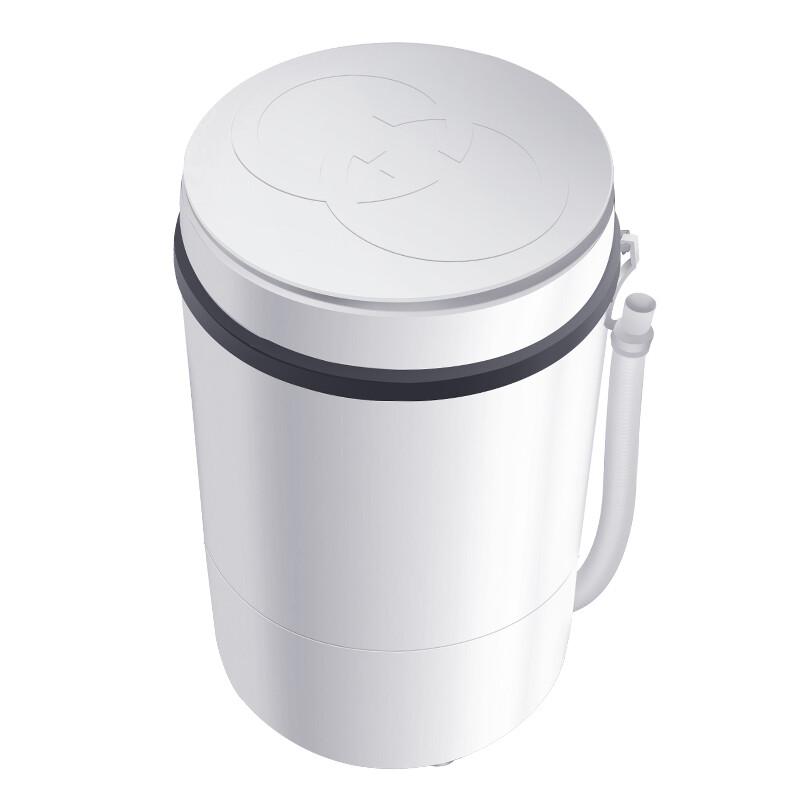 小鸭 小型半自动单桶迷你洗衣机 WPF2688T 2.6公斤（台）皓月白