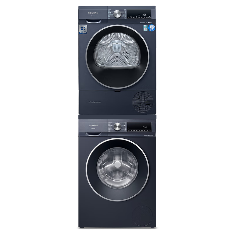西门子（SIEMENS）WG54A2E10W+WQ55A2D10W 10公斤 全自动洗烘套装(单位：套)