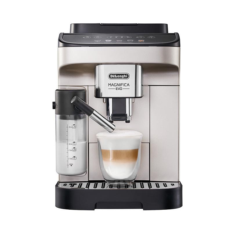 德龙E LattePlus 意式全自动咖啡机 E系列 迷你奶缸 一键奶咖(套)