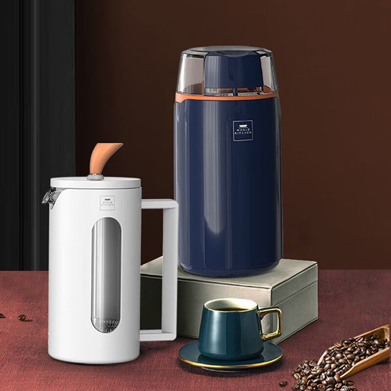 WORLD KITCHEN  咖啡研磨机和咖啡杯组合套装 WK-HMD0201/KZ(套)