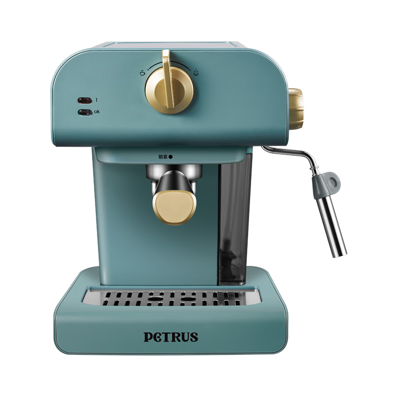 柏翠 (petrus)咖啡机 意式浓缩咖啡机家用半自动 20bar泵压式打奶泡机 PE3320(台)