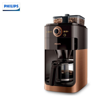 飞利浦（PHILIPS）HD7762/70 双豆槽咖啡机 金属棕（台）