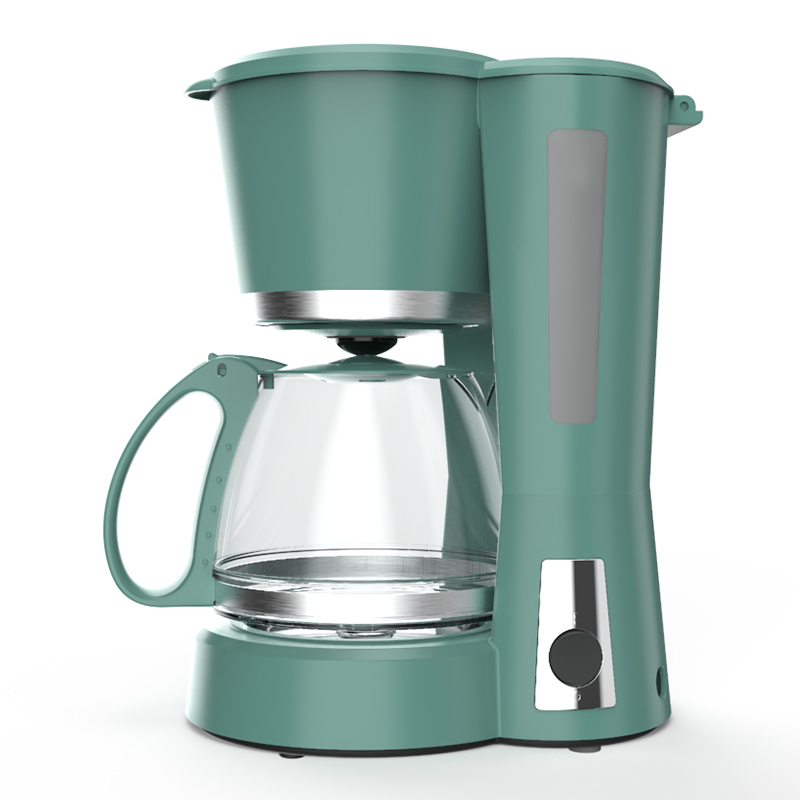 柏翠（petrus） 咖啡机家用小型迷你大容量美式滴漏壶滴滤机泡茶机PE2100 浅绿色（台）