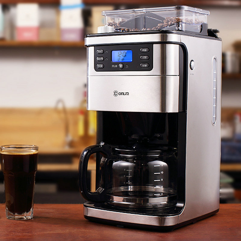 东菱（Donlim）咖啡机 家用咖啡机 美式全自动 滴滤式咖啡壶 现磨多档可选 豆粉两用 浓度可选 DL－KF4266（单位：台）