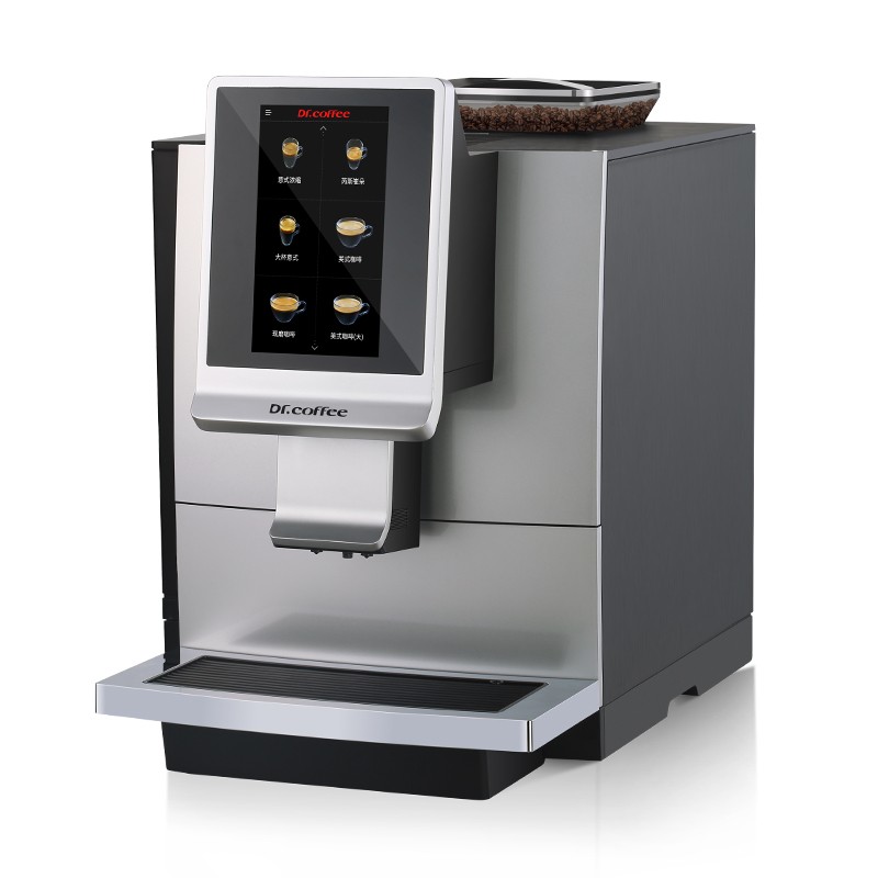 咖博士 F08全自动意式咖啡机一键研磨家用美式咖啡机 银色（台）