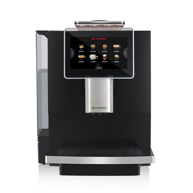 咖博士（Dr.coffee） F10全自动意式咖啡机自动清洗办公室家用奶咖机 黑色（台）