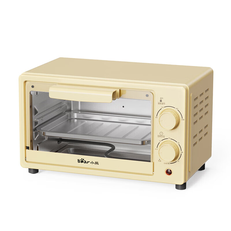 小熊（Bear）电烤箱家用 10升迷你多功能小型烤炉烤箱 易操作定时控温双发热管 DKX-F10R6（台）