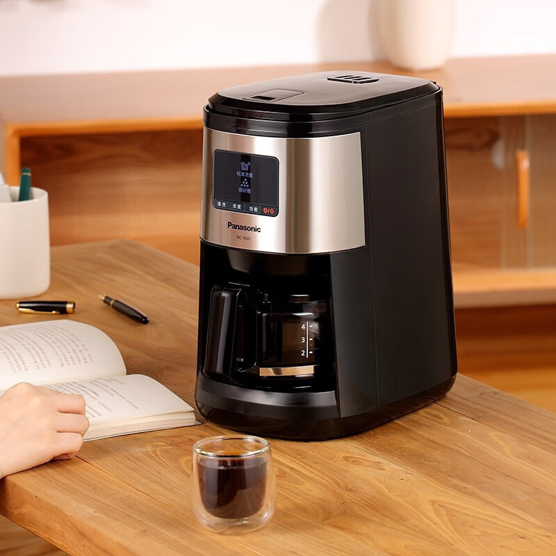 松下咖啡机咖啡机全自动 NC-R601KSQ(黑色)（台）