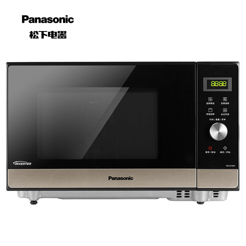 松下（Panasonic）NN-GF39JS 23L 烤箱一体微波炉（台）黑色