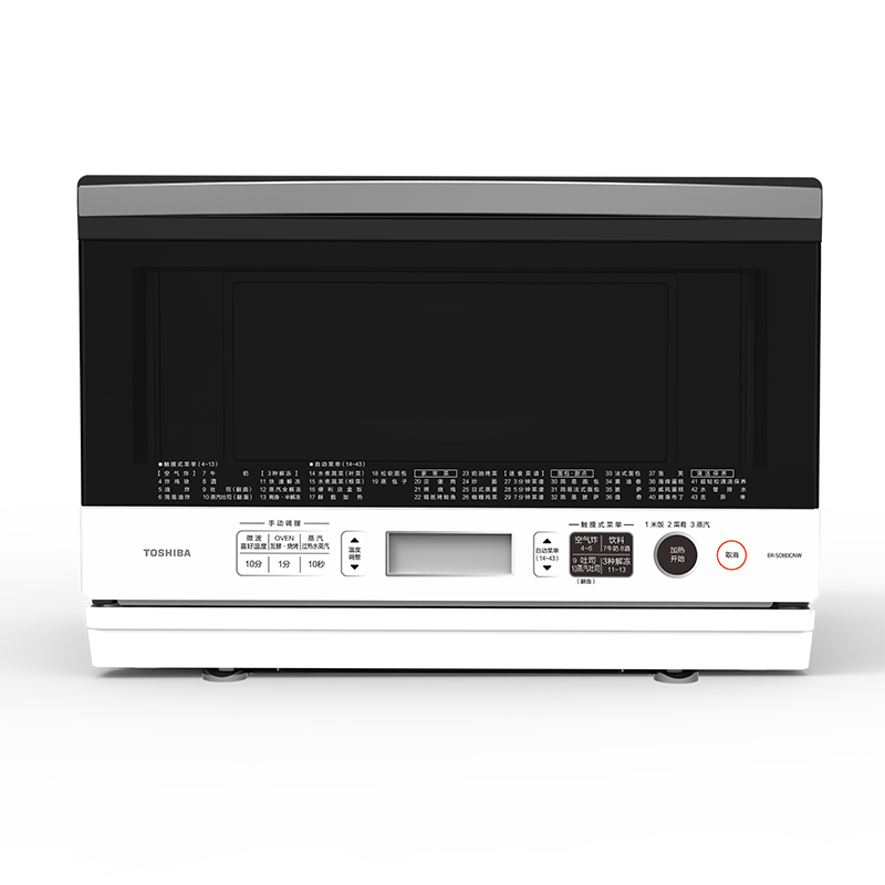 东芝 TOSHIBA ER-S60CNW微烤一体机空气炸原装进口家用台式烘焙微波炉烤箱一体机烘智能变频 23L(台)