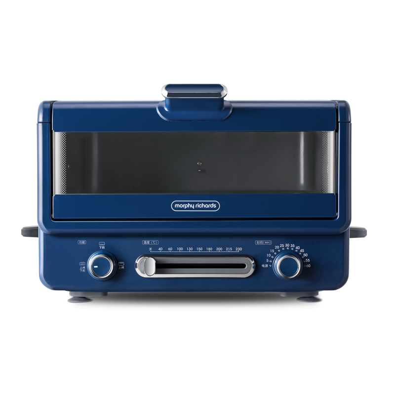摩飞电器（Morphyrichards）小魔箱电烤箱家用小型烘焙煎烤一体多功能锅台式蛋糕烤箱 MR8800轻奢蓝(台)