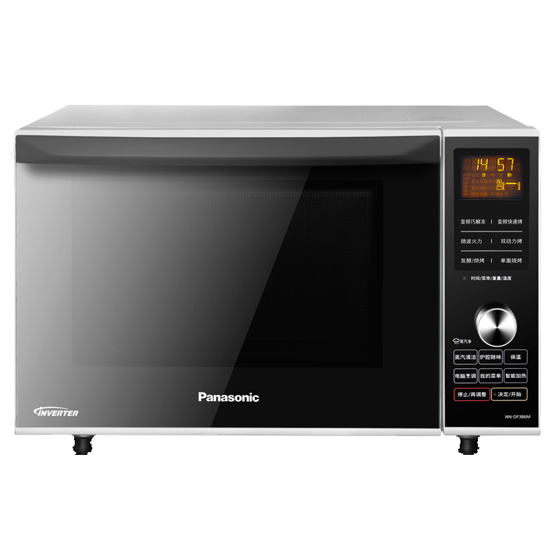 松下（Panasonic）NN-DF386M 平板式变频家用微波炉 23升 微波炉电烤箱一体机 微烤一体机 支持以旧换新(台)